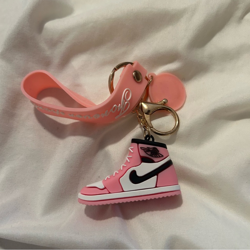 Pink Jordan Keychain